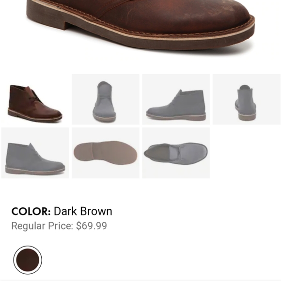 Clarks Waxed Leather Dessert/Chukka Boots

12 - Picture 2 of 5